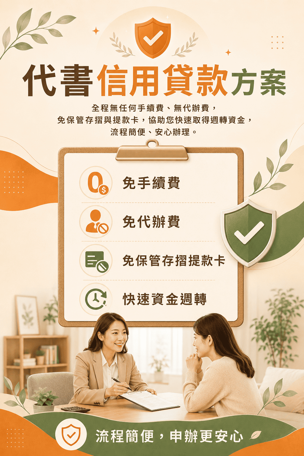 代書信用貸款方案