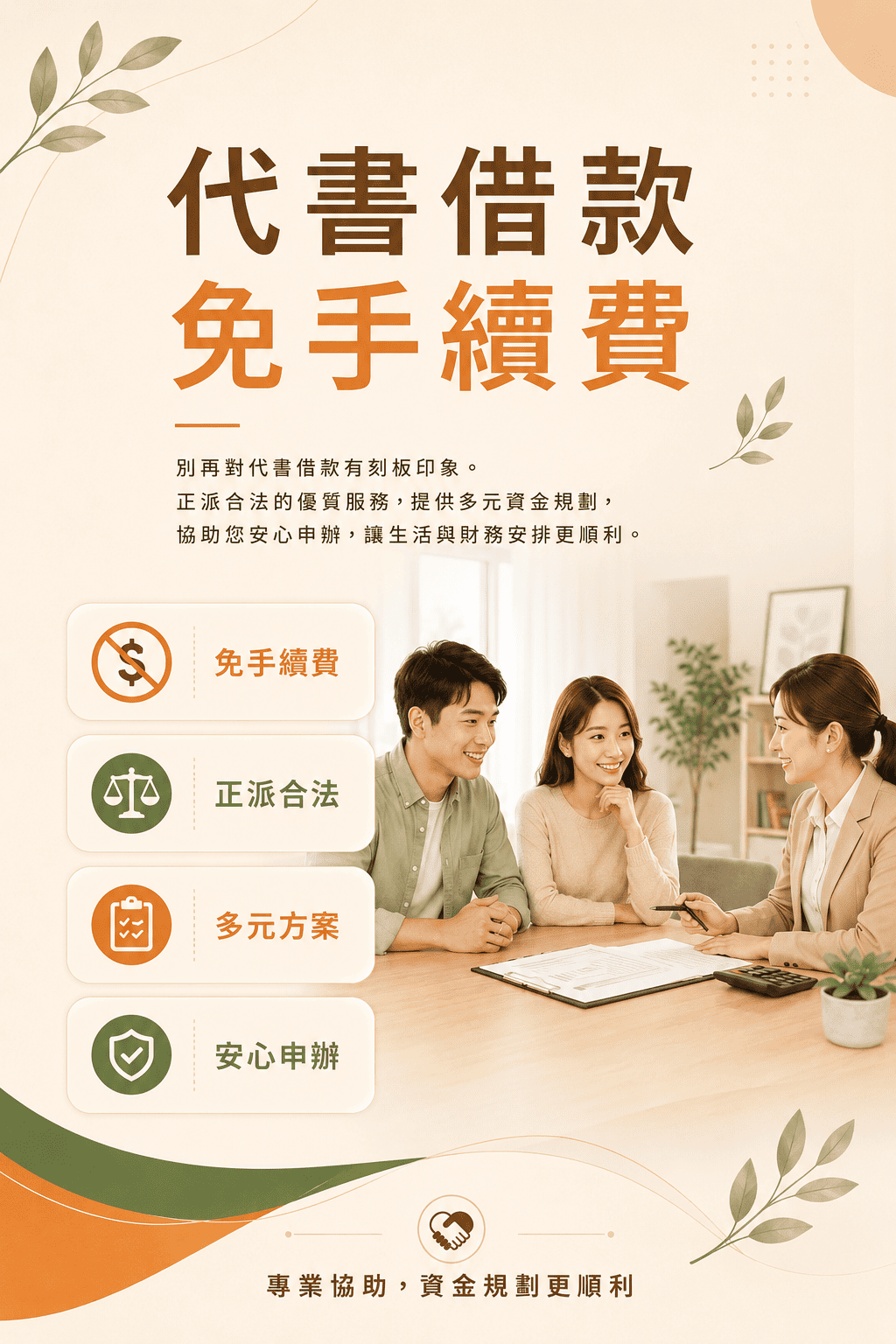 代書借款免手續費