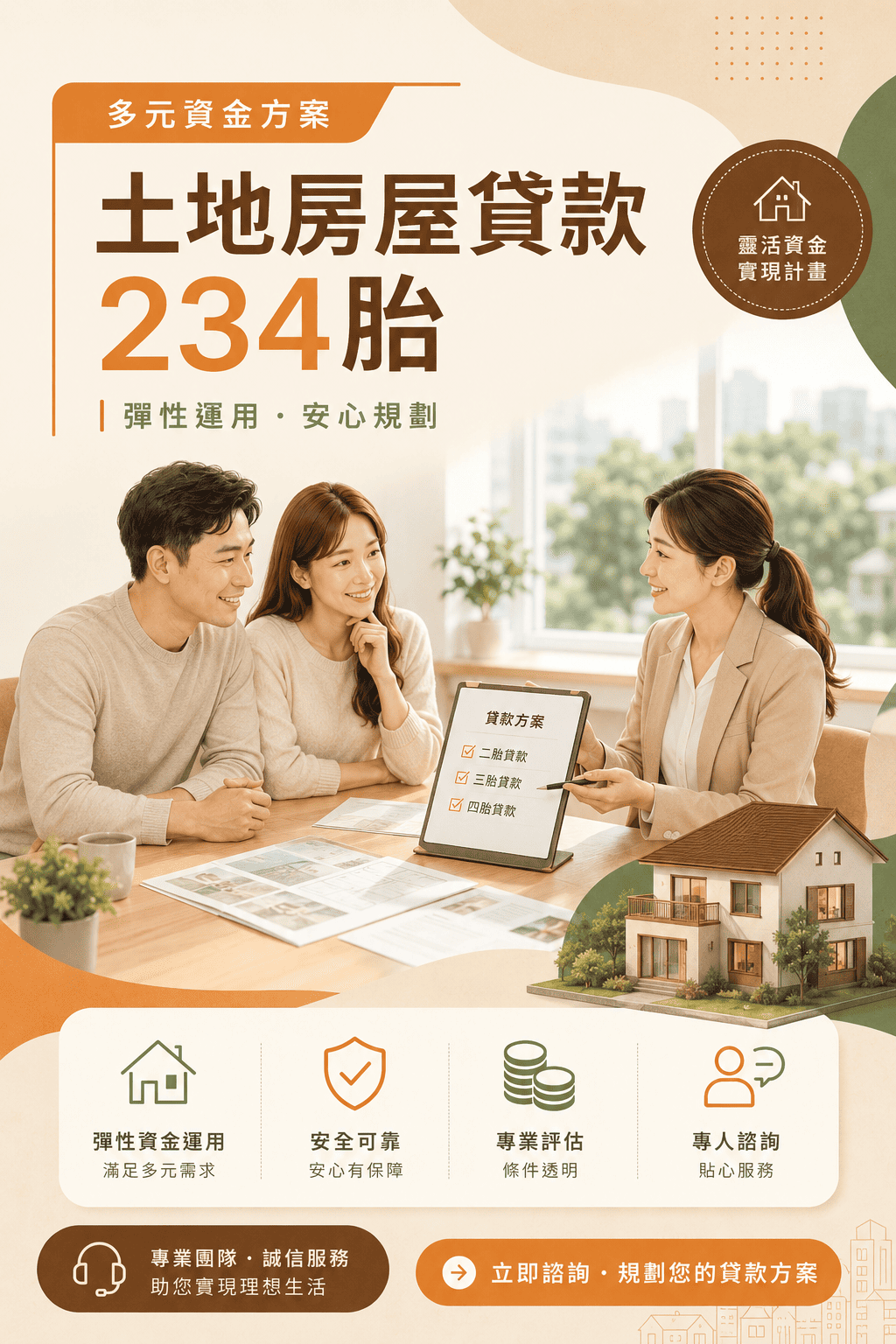 土地房屋貸款234胎