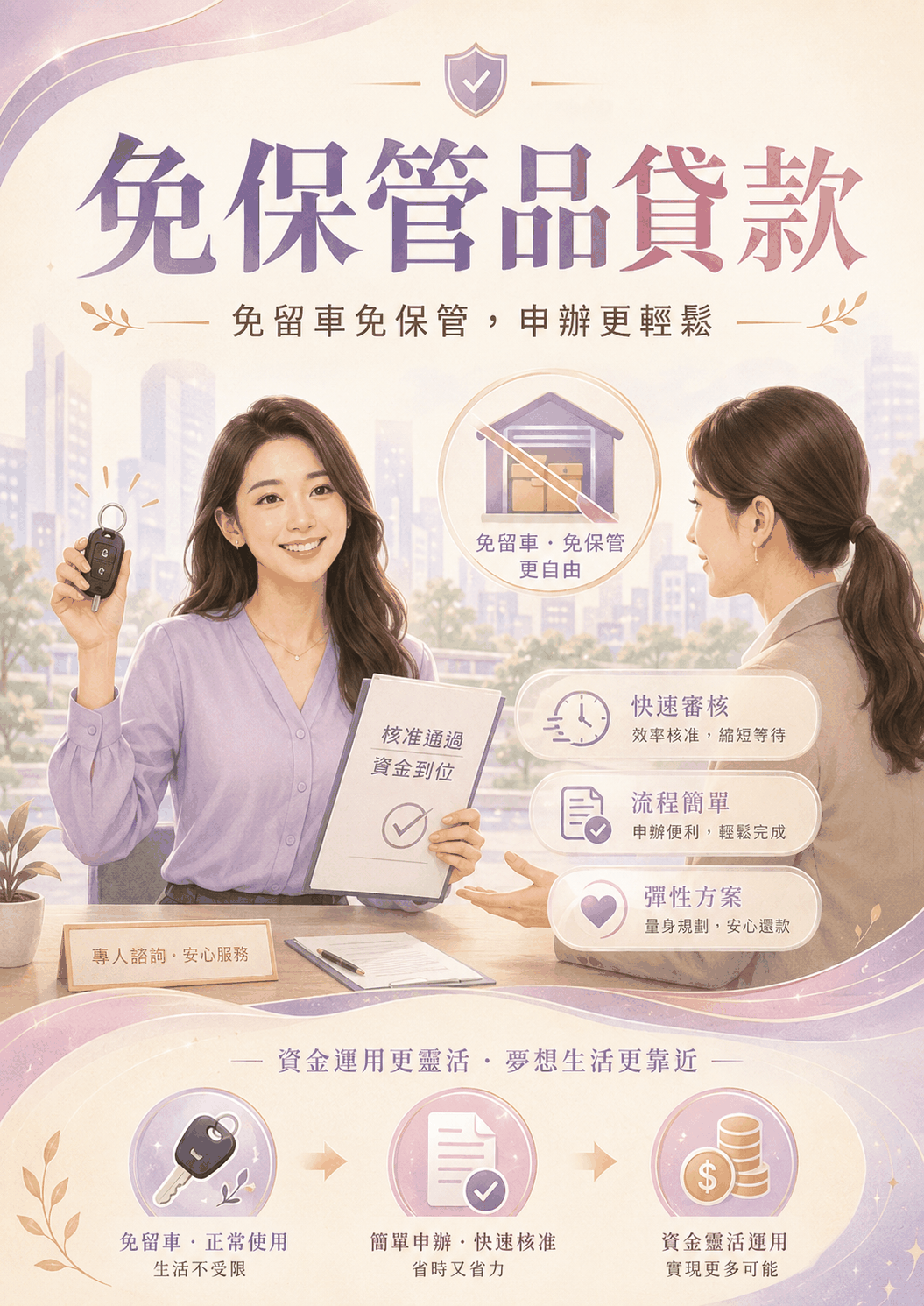 免保管品貸款